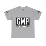 GMP “God Money Power” Graphic Tee — Bold Logo Cotton T-Shirt