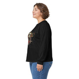 God Money Power- Skull Ultra Cotton Long Sleeve Tee