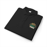God Money Power- Polo Shirt — Faith-Based Embroidered Work Polo