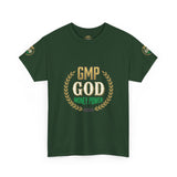 GMP God Money Power Tee — Motivational Gold Laurel Graphic T-Shirt