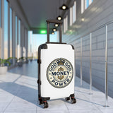 Money Power Suitcase – God Above Money Travel Luggage
