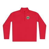 Quarter-Zip Pullover — "God Money Power" Graphic