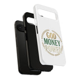 Phone Case — "God Money Power" Inspirational Religious Design