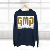 GMP Hoodie — "God Money Power" Bold Gold Graphic Fleece Pullover