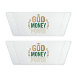 Men's 'God Money Power' Slide Sandals — Removable Strap Casual Pool Slides