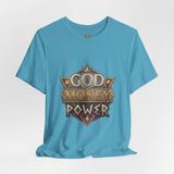 God Money Power Graphic Tee