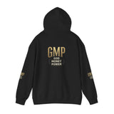 GMP Crest Hoodie — White Gold Logo Pullover