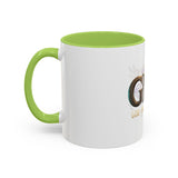 GMP 'God Money Power' Accent Coffee Mug — 11/15 oz Inspirational Ceramic