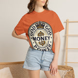 God Money Power T-Shirt — Crown Emblem Graphic Tee (God • Money • Power)