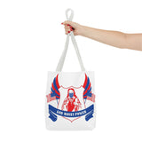 Tote Bag — Patriotic 'God Money Power' Religious Graphic Tote