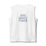 God Money Power Muscle Tank — Graphic Faith & Hustle Sleeveless Tee