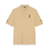 Embroidered Sunflower Polo Shirt