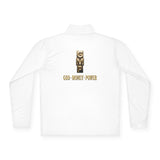 Quarter-Zip Pullover — Gold Block 'GMP' Logo with "Go. Walk. Power." Back Print