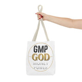 GMP God Tote Bag - 'GOD' Gold Emblem Canvas Tote