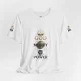 God Money Power T-Shirt — Bold Faith & Hustle Graphic Tee