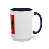 God Money Power Coffee Mug — Bold Red Retro Palm Design (11/15oz)