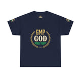 GMP God Money Power Tee — Motivational Gold Laurel Graphic T-Shirt