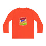 CMP God Money Power Youth Long Sleeve Tee — Inspirational Graphic Shirt
