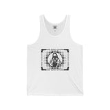 Jesus Money Graphic Tank - Vintage Dollar Note Design
