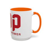 GMP Coffee Mug — Good Money Power Red Accent Ceramic Mug (11/15oz)