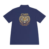 GMP Tiger Crest Polo — God Money Power Chest & Back Logo