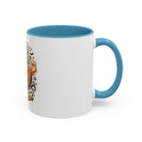 God Money Power- Pumpkin Coffee Mug — Halloween Accent Mug (11/15oz)