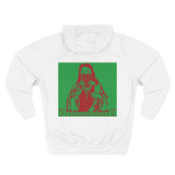 Jesus 'Keep Moving Forward' Hoodie — Retro Red & Green Graphic Pullover