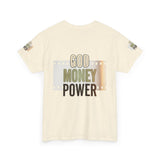 God Money Power Graphic Tee