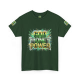 God Money Power Tee — Bold Faith & Wealth Graphic T-Shirt