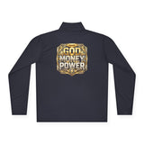 God Money Power Quarter-Zip Pullover