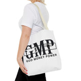 GMP "God Money Power" Graphic Tote Bag – Faith & Hustle Everyday Carry