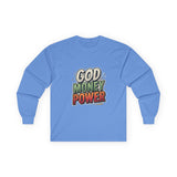 God Money Power Long Sleeve Tee