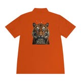 Tiger Crest Polo — 'God • Money • Power' Men's Sport Shirt