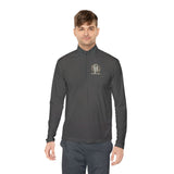Quarter-Zip Pullover — Gold Monogram "GMP" (God • Money • Power)