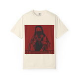 Jesus with Mask T-Shirt — "God Money Power" Graphic Tee