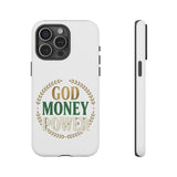Phone Case — "God Money Power" Inspirational Religious Design