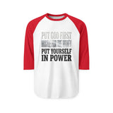 Unisex Three-Quarter Sleeve Raglan Shirt