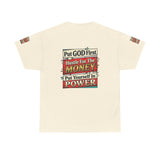 Put GOD First Hustle For The MONEY Tee - Faith & Motivation Graphic T-Shirt
