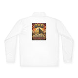 Quarter-Zip Pullover — 'God Money Power' Pyramid Graphic