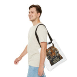 Tiger 'God Money Power' Tote Bag — Bold Wildlife Statement Bag