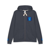 Hoodie — "GOD MONEY POWER" Graphic Full-Zip Hoodie