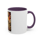 Coffee Mug - 'God Money Power' Pyramid Graphic Accent Mug (11/15oz)
