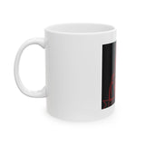 Ceramic Mug — 'God Money Power' Red Madonna Graphic Coffee Mug (11oz & 15oz)