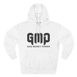 GMP “God Money Power” Hoodie — Bold Religious Streetwear Pullover