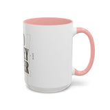 God Money Power Accent Coffee Mug – Inspirational Religious Typography Mug (11/15oz)