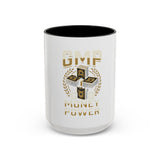 Money Power Accent Coffee Mug — GMP Cash Stack Design (11/15 oz)