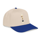 Vertical Wildlife Icons Mid-Profile Baseball Cap — Nature Lover Trucker Hat
