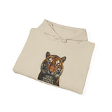 Tiger 'God Money Power' Hoodie – Bold Graphic Animal Print Pullover