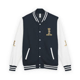 Letterman Jacket — "Champion King" Trophy Crest Varsity Jacket