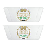 Men's Slide Sandals — 'GMP Gold Money Power' Athletic Removable-Strap Slides